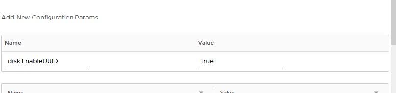 Configuration vmware pour disk.EnableUUID 04